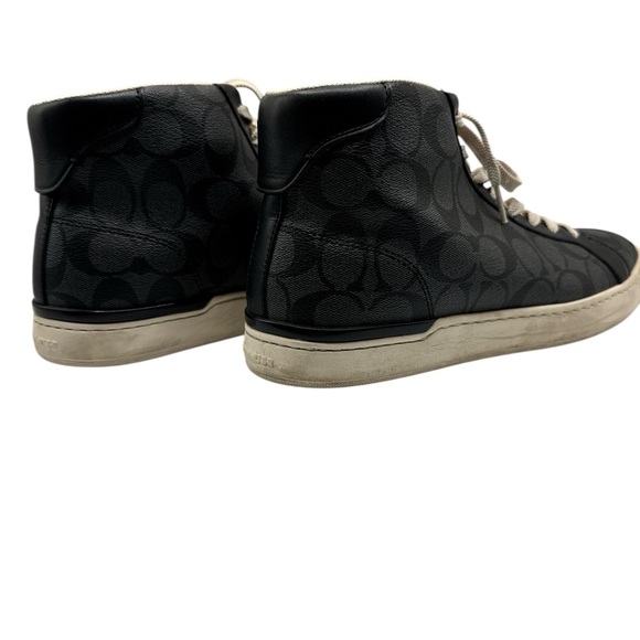 Coach gently used clip high top in black size 11D - Picture 4 of 8